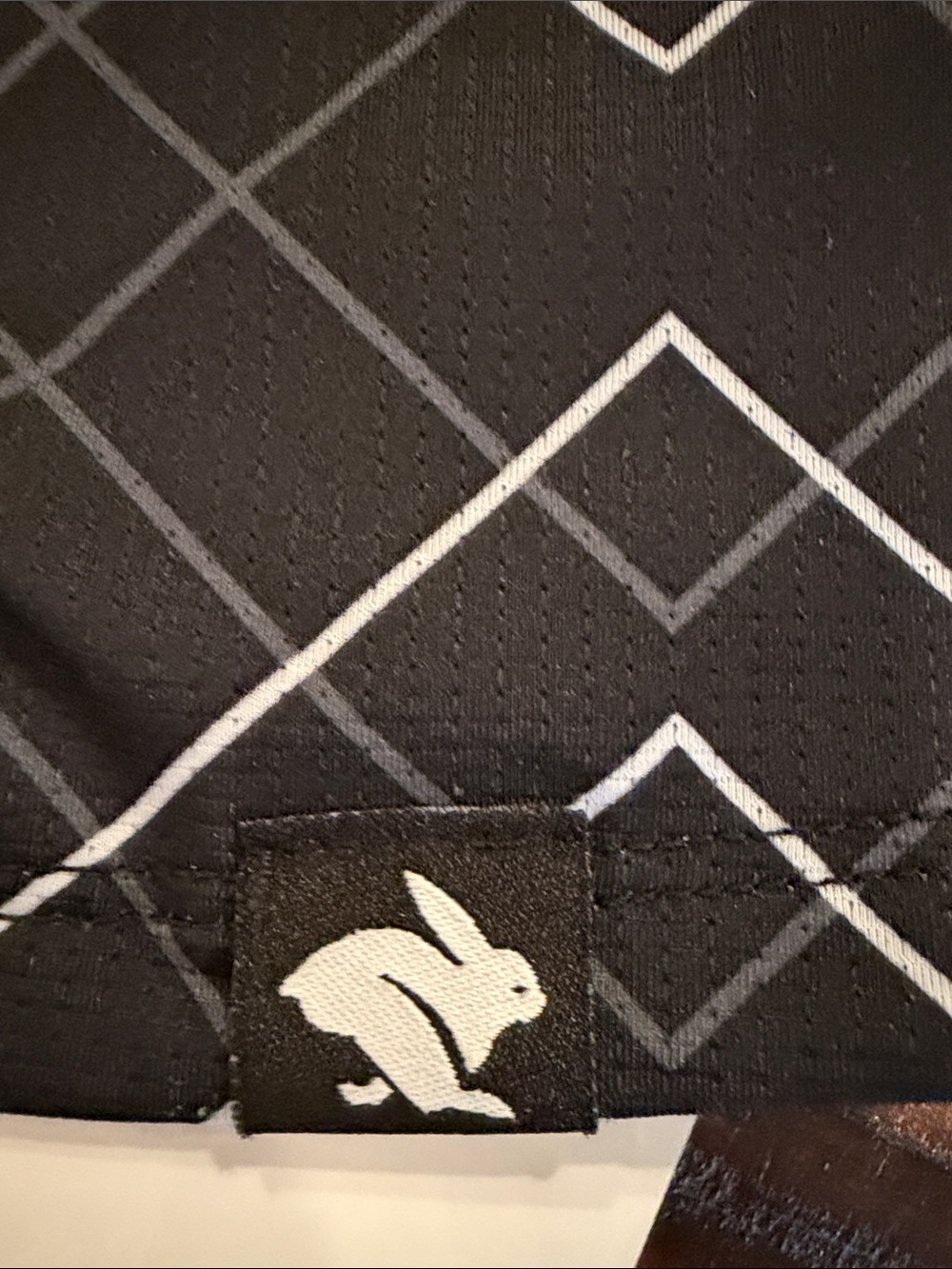 Men's Rabbit Elite Black Racerback Tank Top with Red Rabbit Logo - Picture 7 of 11